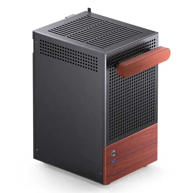PC Case Jonsbo T6, Mini-Tower, Mini-ITX, Melns