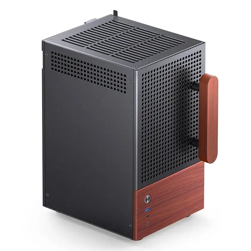 PC Case Jonsbo T6, Mini-Tower, Mini-ITX, Melns