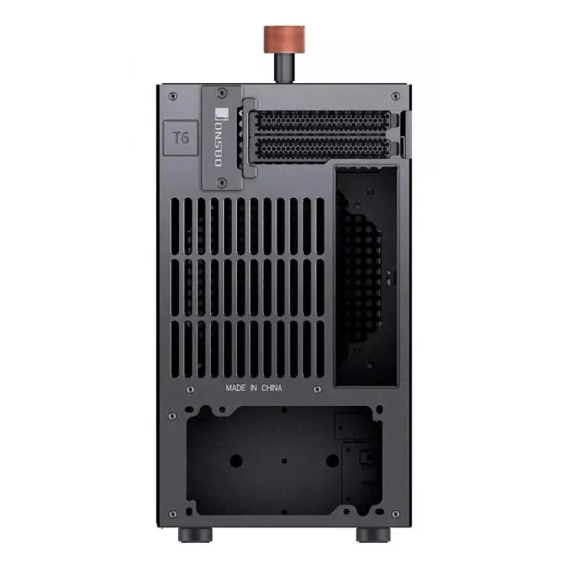 PC Case Jonsbo T6, Mini-Tower, Mini-ITX, Melns