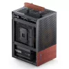 PC Case Jonsbo T6, Mini-Tower, Mini-ITX, Melns