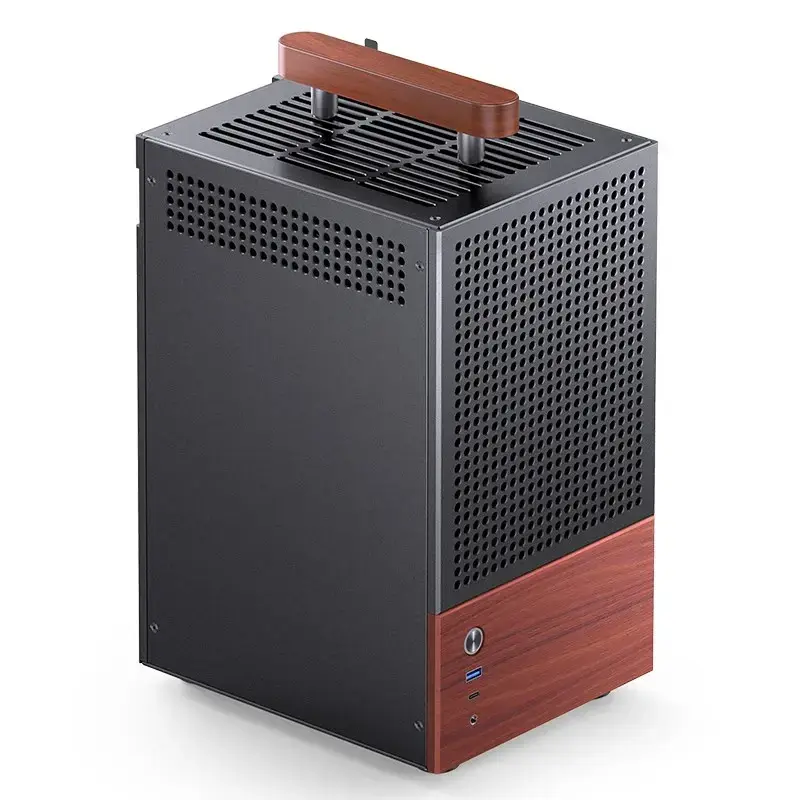 PC Case Jonsbo T6, Mini-Tower, Mini-ITX, Melns