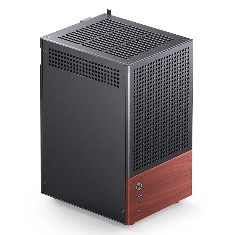 PC Case Jonsbo T6, Mini-Tower, Mini-ITX, Melns