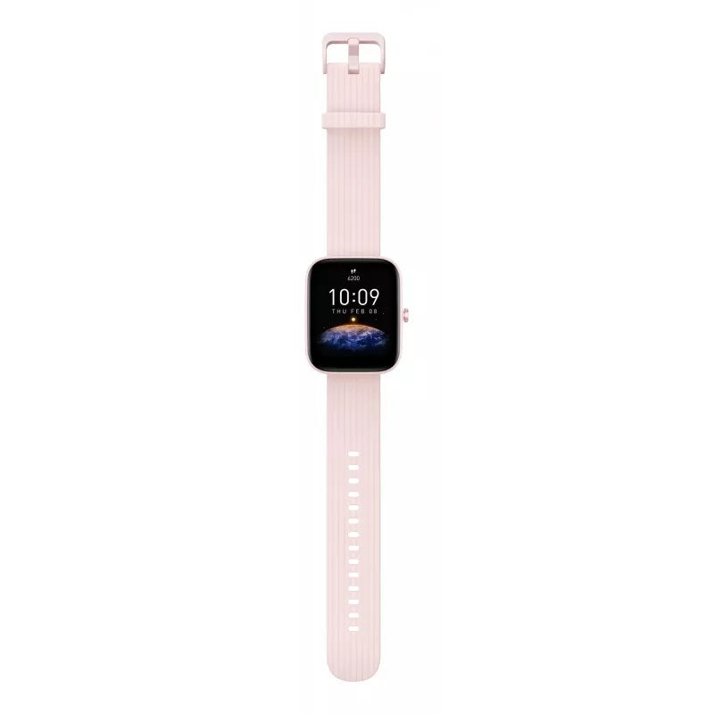 Amazfit Bip 3 Pro 4,29 cm (1,69 collas) TFT 44 mm digitāls 240 x 280 pikseļi skārienjūtīgs rozā GPS (satelīta)