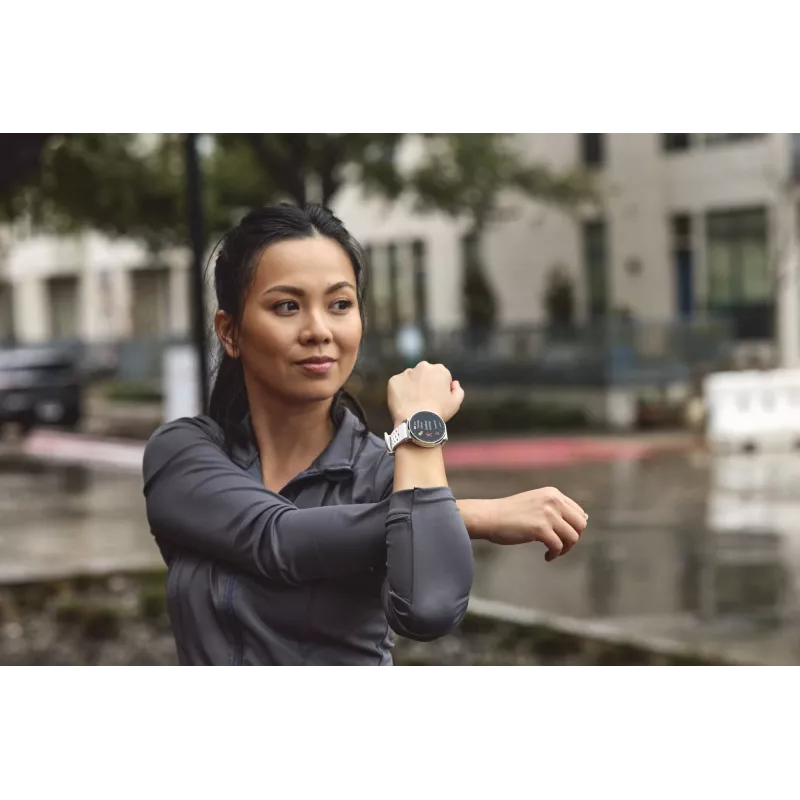 Smartwatch Amazfit Active 3 — 3,35 cm (1,32 collas) AMOLED, 466×466, skārienekrāns, GPS, 365 mAh, silikona siksniņa