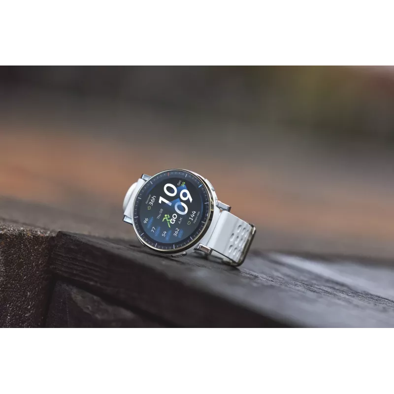 Smartwatch Amazfit Active 3 — 3,35 cm (1,32 collas) AMOLED, 466×466, skārienekrāns, GPS, 365 mAh, silikona siksniņa