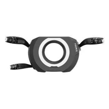 Riteņa svira Moza Racing RS065 Melna Alumīnijs Tērauds 411x127x152mm
