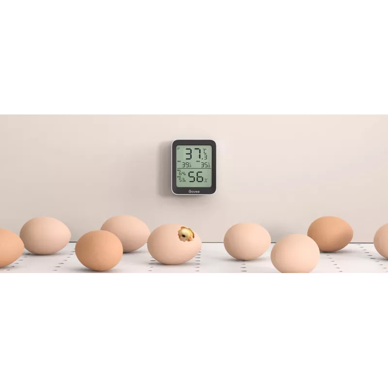 Govee H5075 iekštelpu temperatūras un mitruma sensors, brīvi novietojams, bezvadu