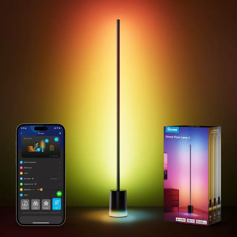 Govee grīdas lampa 2, Matter ready, melna