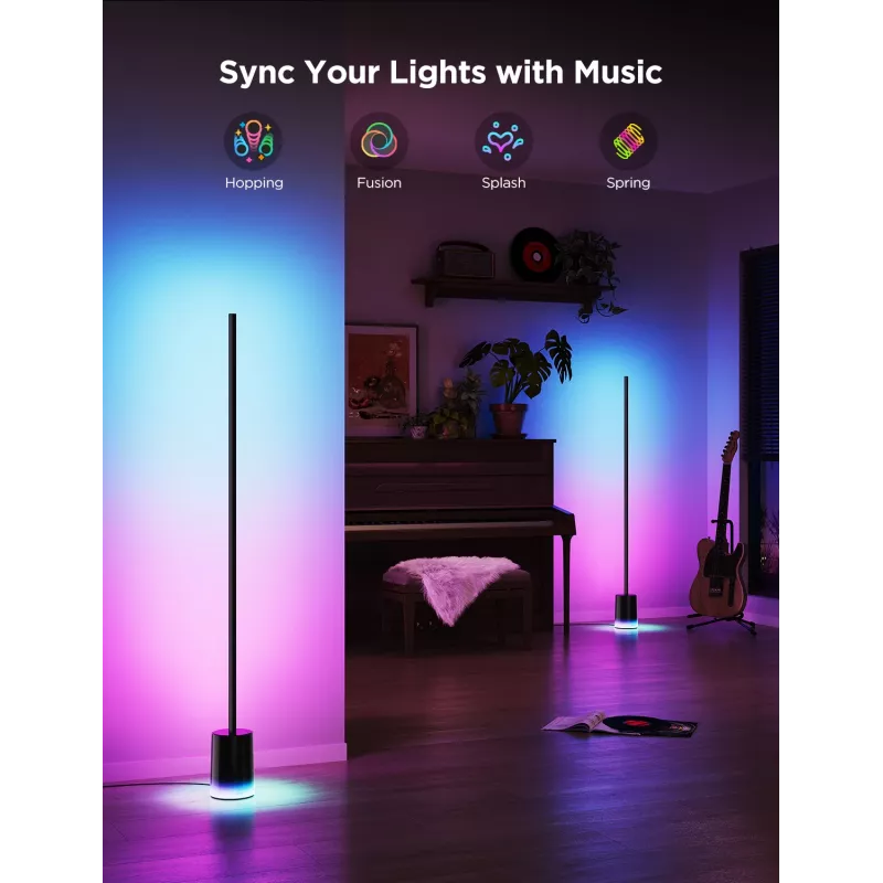 Govee grīdas lampa 2, Matter ready, melna