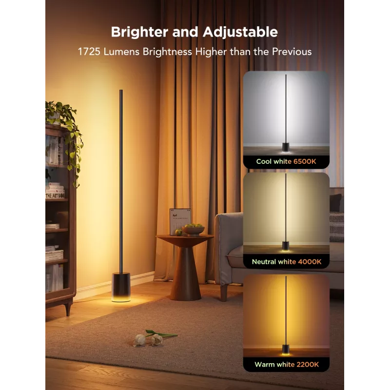 Govee grīdas lampa 2, Matter ready, melna