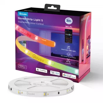 Govee H612FCD1 RGB LED lentes gaisma, 3 metri