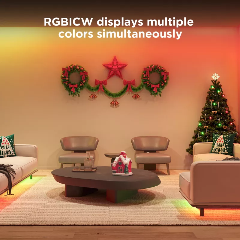 Govee H612FCD1 RGB LED lentes gaisma, 3 metri