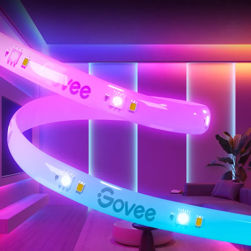 Govee H612FCD1 RGB LED lentes gaisma, 3 metri