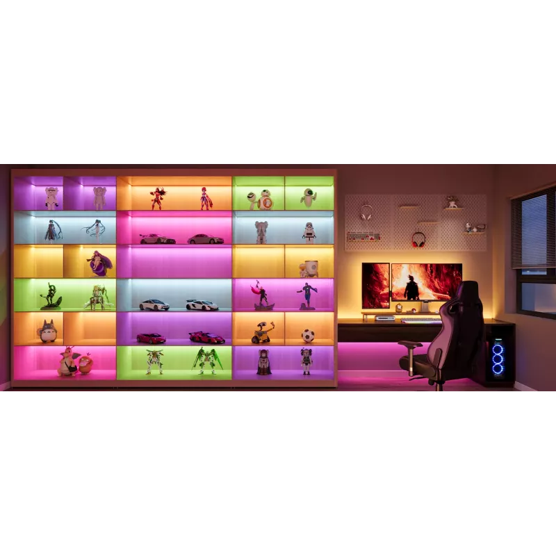 Govee H612FCD1 RGB LED lentes gaisma, 3 metri