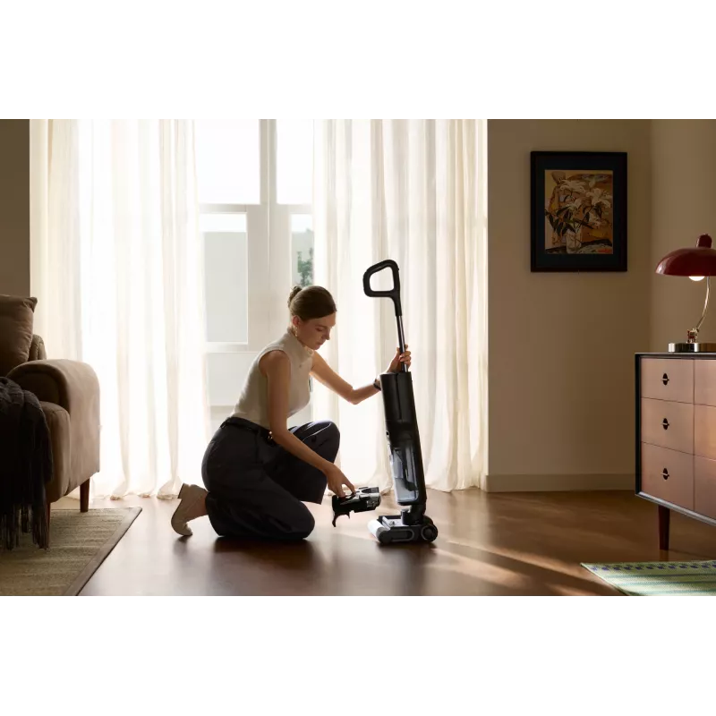 Roborock F25 Ultra elektriskais mops ar bateriju Sausā&slapjā Bezmaisa melns 4,6 Ah