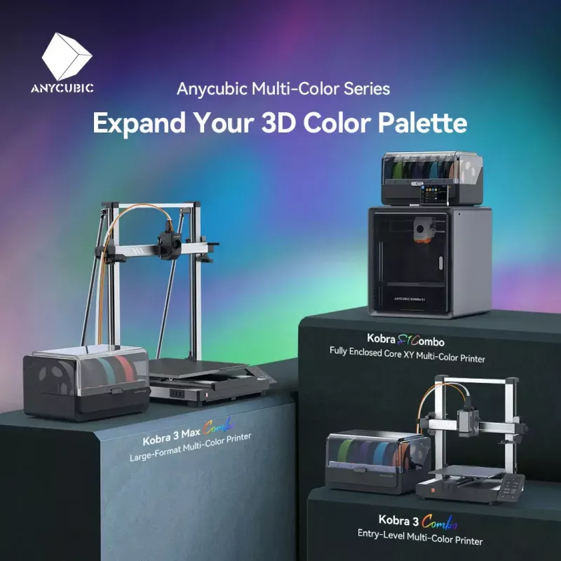 3D printeris 3D Prima Anycubic Kobra S1 Combo 250x250x250mm 600mm/sek