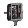Alumīnija kameras korpuss Telesin GP-FMS-G11-TZ GoPro Hero 12/11/10/9 ar vertikālo adapteri