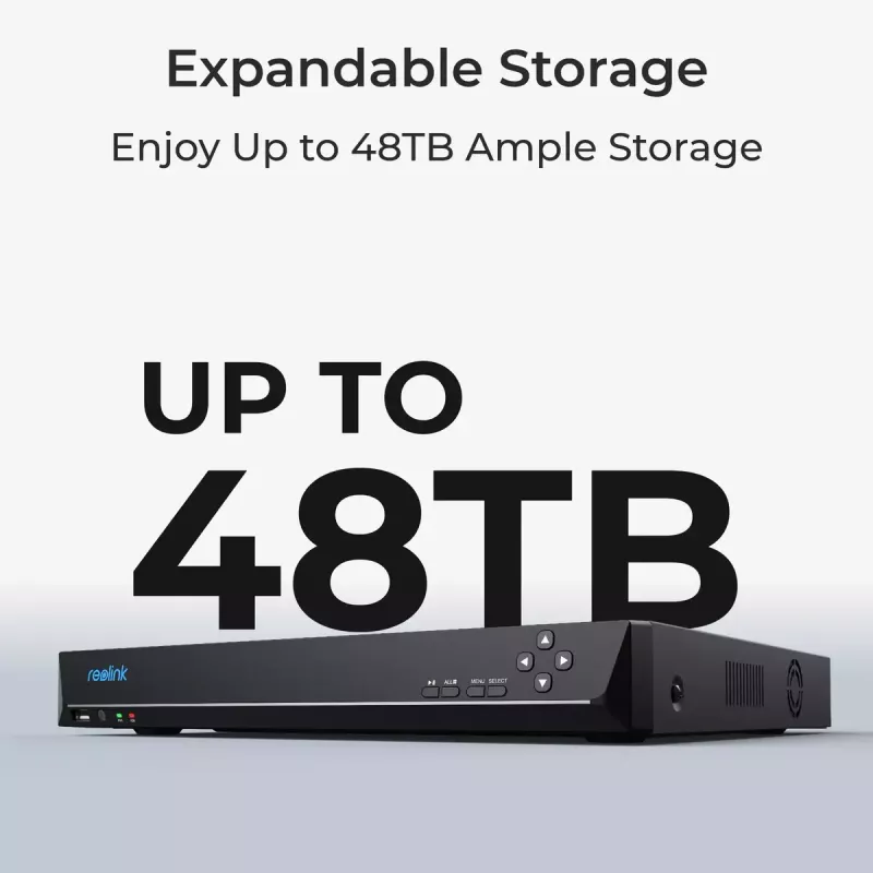 Novērošanas kamera Reolink NVS36 36 kanālu PoE NVR 16MP