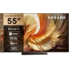 Smart TV Dreame Aura S100 55 collas, QLED+ (Mini Led), 4K UHD, Google TV, 144Hz, AI procesors, integrēta skaņas josla, melns