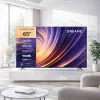 Viedais televizors Dreame Vivid Q100 65 collas, QLED+, 4K UHD, Google TV, 120Hz, AI procesors, melns
