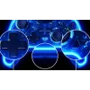 PDP Afterglow vadu kontrolieris, zils/caurspīdīgs, USB, Xbox One, Series X/S
