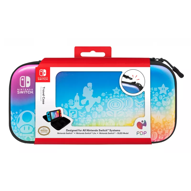PDP plāns Deluxe: Star Spectrum cietais maciņš Nintendo Daudzkrāsu