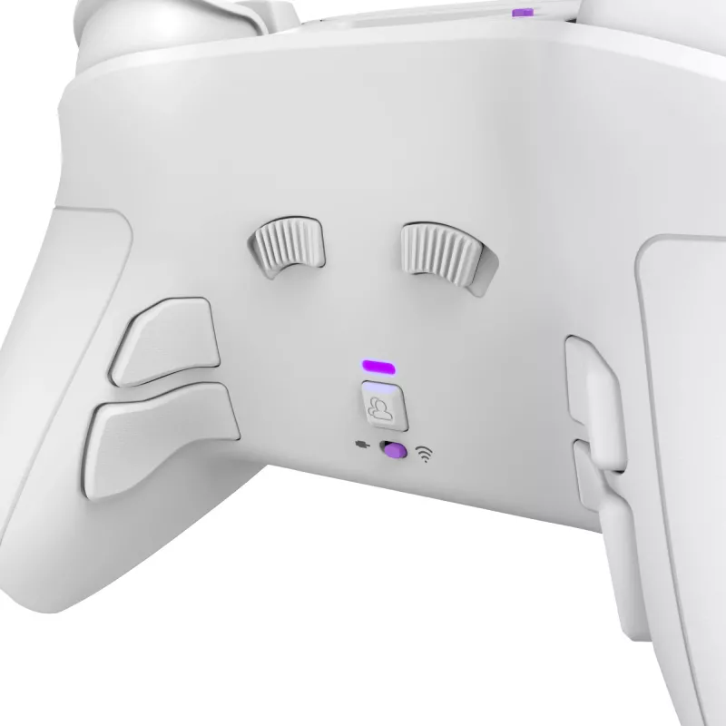 Spēļu kontrolieris VICTRIX 052-002-WH ar vadu un bezvadu savienojumu RF/USB, USB-C, 2000 mAh, PC/PS4/PS5, violets/baltums