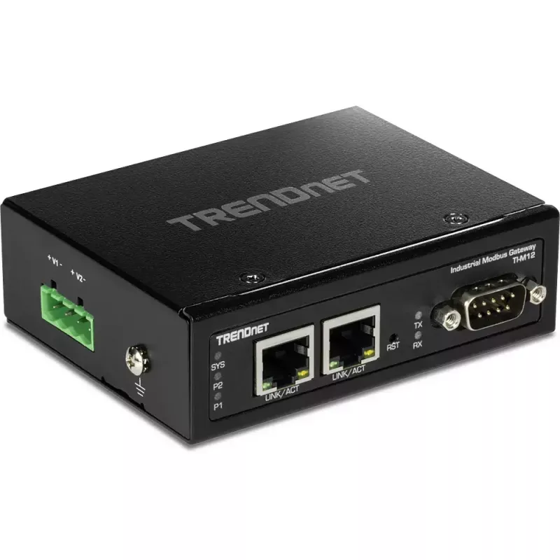 Tīkla vārtejas kontrolieris Trendnet TI-M12 10 100 Mbit/s Metāla DIN-sliedes