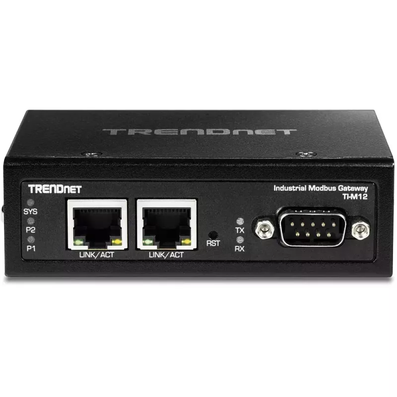 Tīkla vārtejas kontrolieris Trendnet TI-M12 10 100 Mbit/s Metāla DIN-sliedes