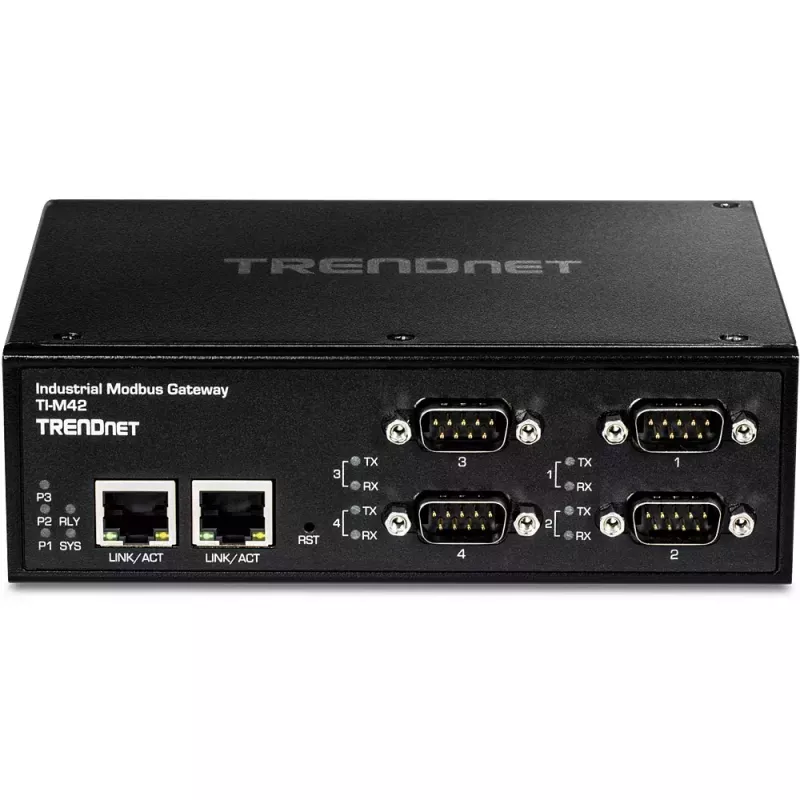 Tīkla vārteja/kontrolieris Trendnet TI-M42 10/100 Mbit/s Melns IP30