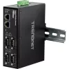 Tīkla vārteja/kontrolieris Trendnet TI-M42 10/100 Mbit/s Melns IP30