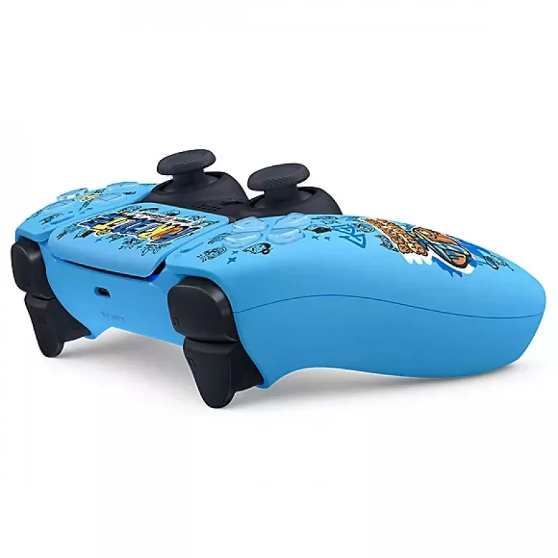 Gamepad Sony DualSense bezvadu PlayStation 5 kontrolieris — modelis 9593973, zils, Fortnite tēma, Bluetooth/USB, darbināms ar baterijām