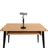 Galda mikrofona statīvs Shure SH-DESKTOP1, apaļa metāla pamatne, 3/8 collu vītne, augstums 26,7–40,6 cm, melns