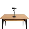 Galda mikrofona statīvs Shure SH-DESKTOP1, apaļa metāla pamatne, 3/8 collu vītne, augstums 26,7–40,6 cm, melns
