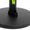 Galda mikrofona statīvs Shure SH-DESKTOP1, apaļa metāla pamatne, 3/8 collu vītne, augstums 26,7–40,6 cm, melns