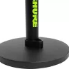 Galda mikrofona statīvs Shure SH-DESKTOP1, apaļa metāla pamatne, 3/8 collu vītne, augstums 26,7–40,6 cm, melns
