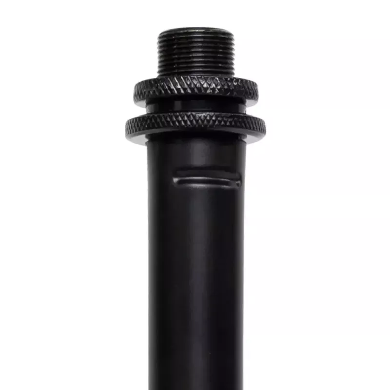 Galda mikrofona statīvs Shure SH-DESKTOP1, apaļa metāla pamatne, 3/8 collu vītne, augstums 26,7–40,6 cm, melns