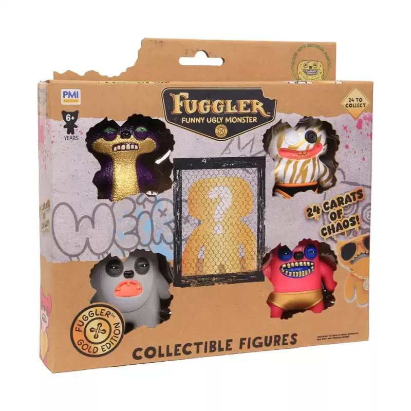 Action figūras p.m.i kids world FUGGLER S3 Gold Edition 5‑pack luksusa kastīte (sortiments)