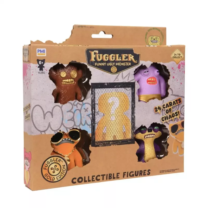Action figūras p.m.i kids world FUGGLER S3 Gold Edition 5‑pack luksusa kastīte (sortiments)