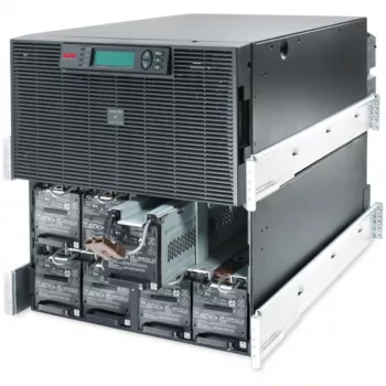APC Smart-UPS RT 20kVA, 230/400V, LCD, rackmount, 12U, 2x IEC pārejas kabeļi un 8x IEC 60320 C19 kontaktligzdas