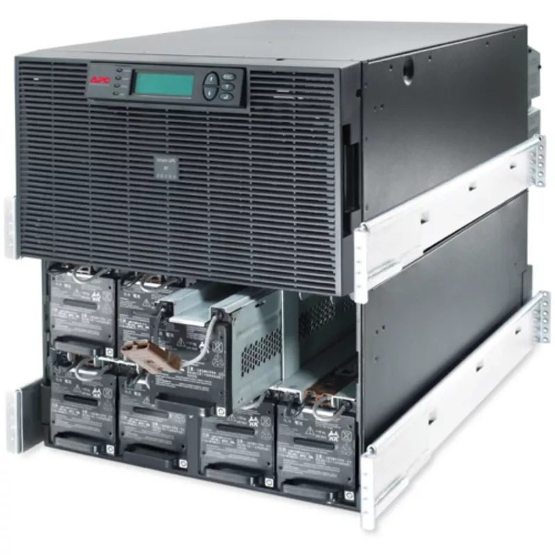 APC Smart-UPS RT 20kVA, 230/400V, LCD, rackmount, 12U, 2x IEC pārejas kabeļi un 8x IEC 60320 C19 kontaktligzdas