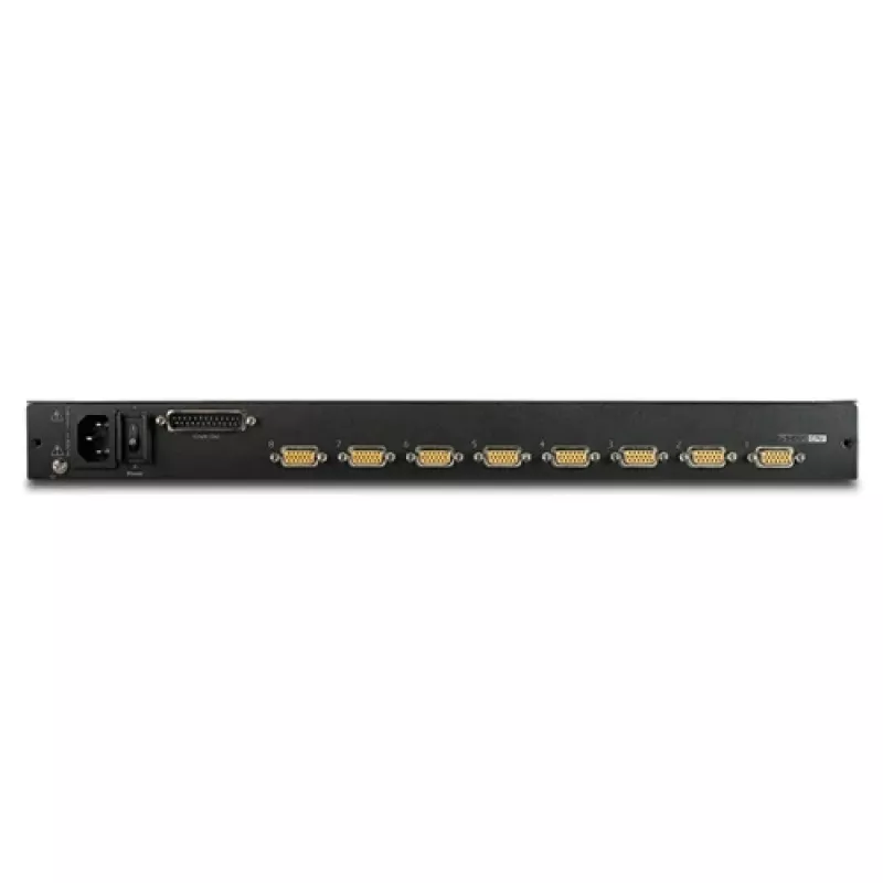 APC 17 collu statīva LCD konsole ar integrētu 8 portu analogo KVM slēdzi