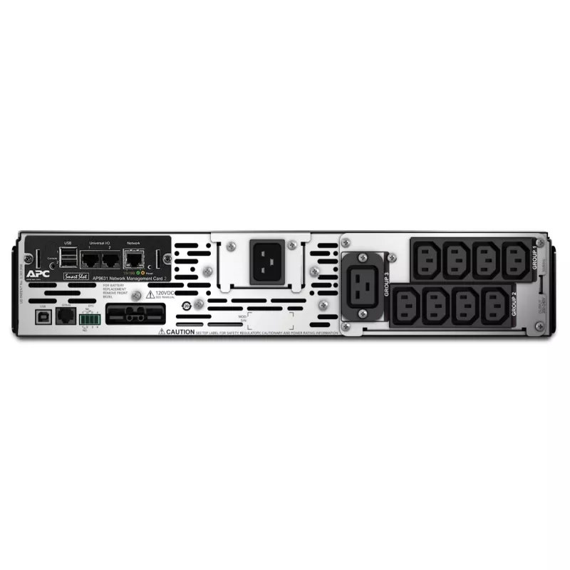 APC Smart-UPS X SMX2200R2HVNC - 2200VA, 8x C13, 1x C19 izeja, USB, paplašināms darbības laiks, NMC