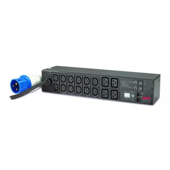 APC AP7822B strāvas sadales bloks (PDU) 16 maiņstrāvas kontaktligzda(s) 2U Melna