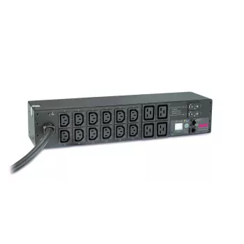 APC AP7822B strāvas sadales bloks (PDU) 16 maiņstrāvas kontaktligzda(s) 2U Melna