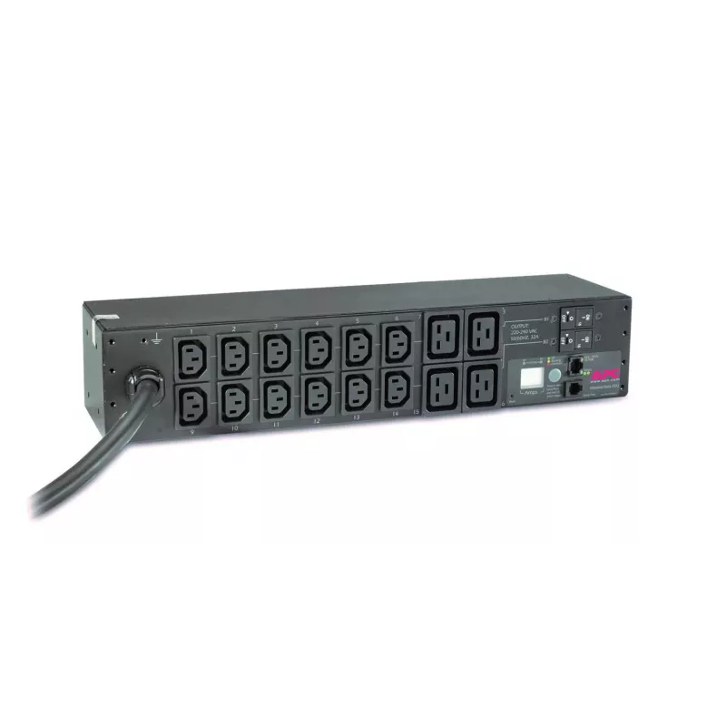 APC AP7822B strāvas sadales bloks (PDU) 16 maiņstrāvas kontaktligzda(s) 2U Melna