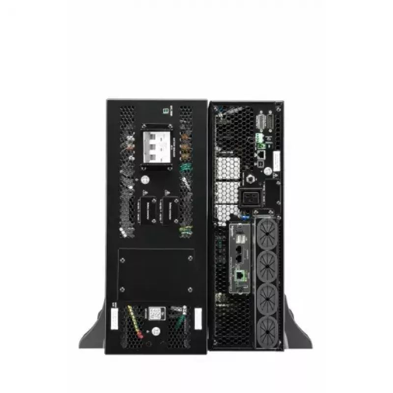 APC Smart-UPS On-Line, 15kVA/15kW, Rack/Tower, 230V/380V...415V, Cietā vada 5 dzīslu (3P+N+E)+3 dzīslu (1P+N+E), Tīkla karte, Bez montāžas sliežu komplekta