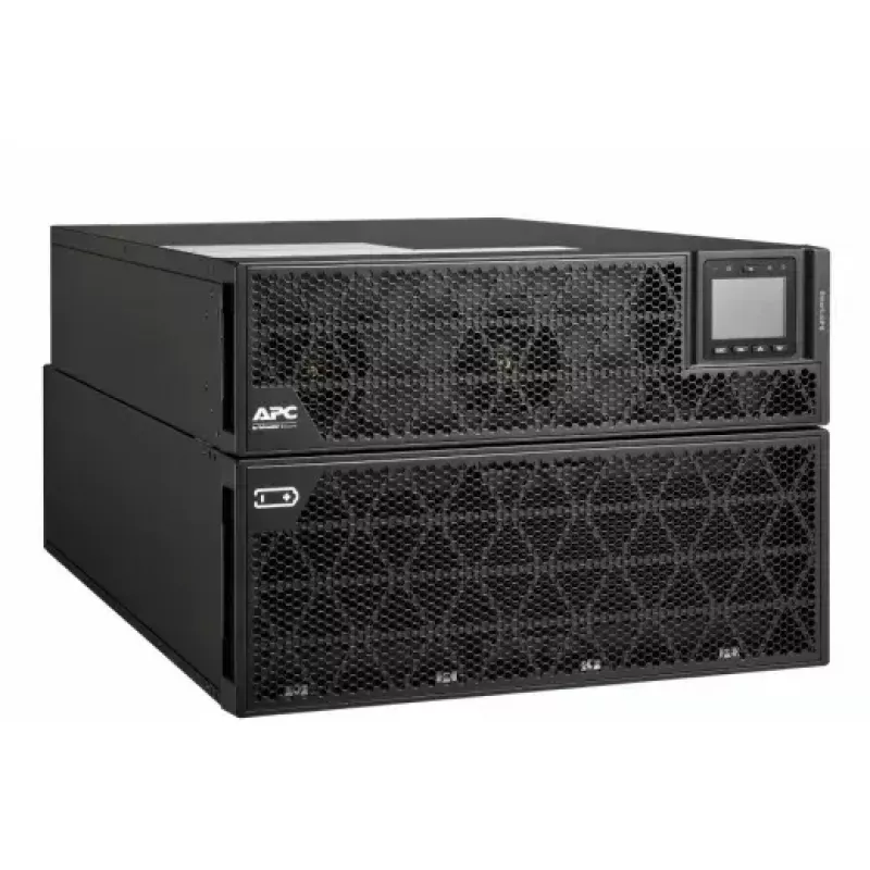 APC Smart-UPS On-Line, 15kVA/15kW, Rack/Tower, 230V/380V...415V, Cietā vada 5 dzīslu (3P+N+E)+3 dzīslu (1P+N+E), Tīkla karte, Bez montāžas sliežu komplekta