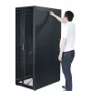 APC Easy Rack, 42U, melns, ar jumtu, riteņiem, kājiņām, 4 kronšteiniem un sānu paneļiem, bez apakšas, 1991A x 600P x 800D mm