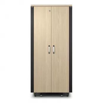 APC NetShelter Soundproof, 32U, Servera skapja korpuss, 230V, Kļava